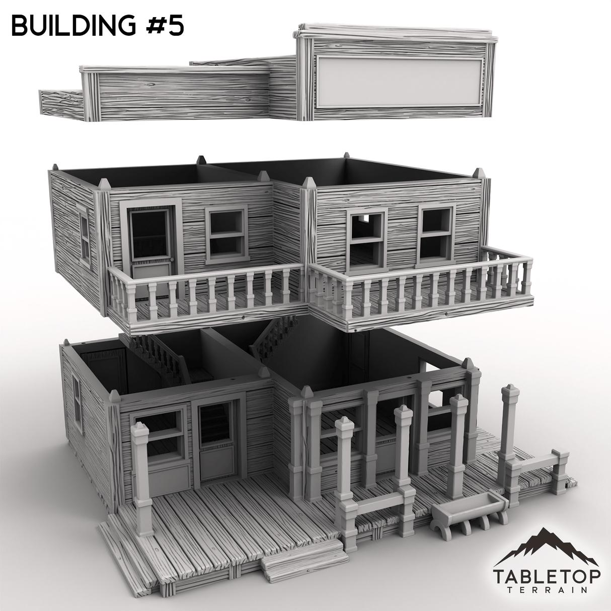 Tabletop Terrain Terrain Dreadwood Building 5
