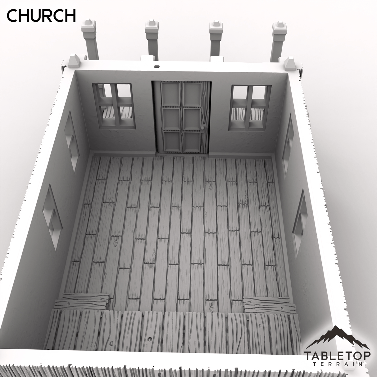 Tabletop Terrain Terrain Dreadwood Church