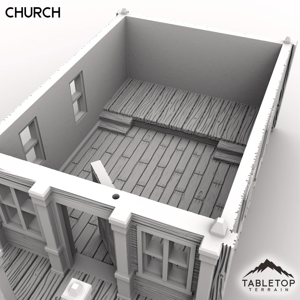 Tabletop Terrain Terrain Dreadwood Church