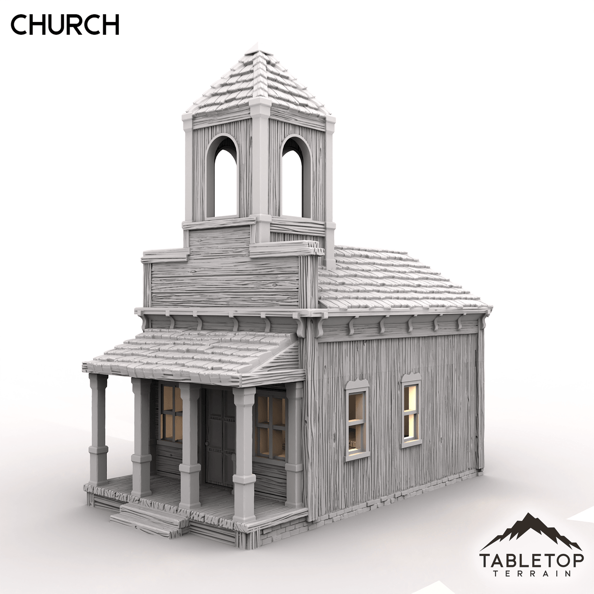 Tabletop Terrain Terrain Dreadwood Church