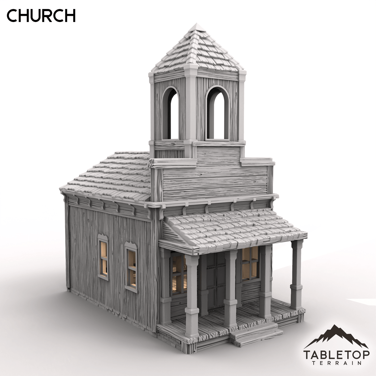 Tabletop Terrain Terrain Dreadwood Church