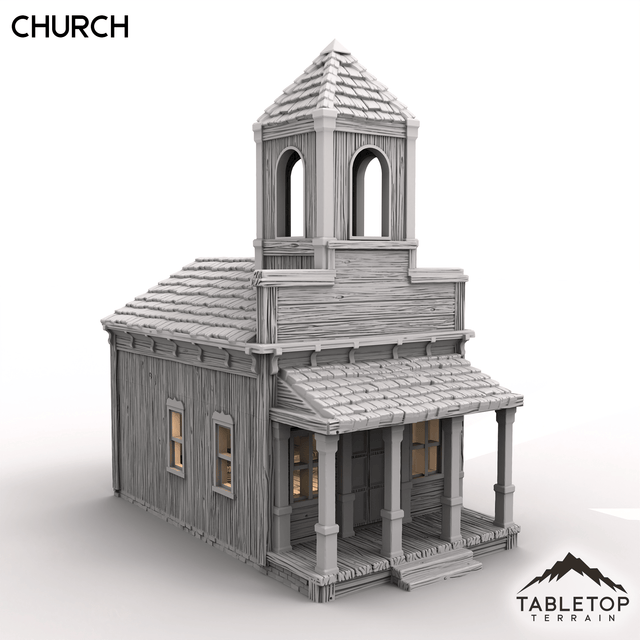 Tabletop Terrain Terrain Dreadwood Church