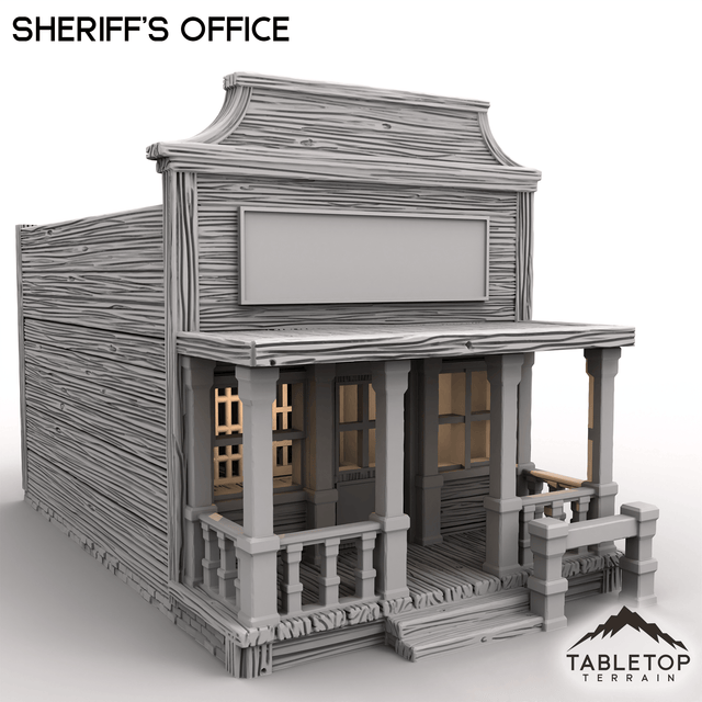 Tabletop Terrain Terrain Dreadwood Sheriff's Office