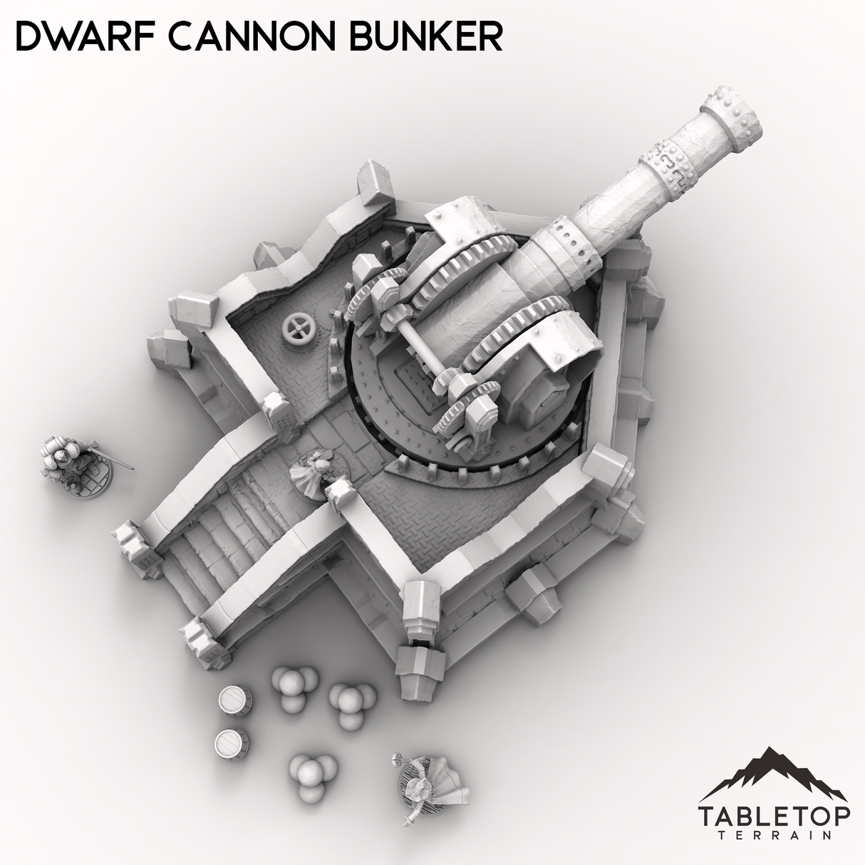 Tabletop Terrain Terrain Dwarf Cannon Bunker
