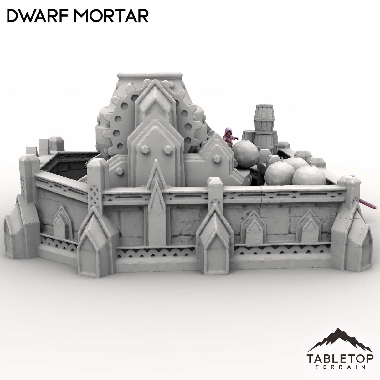 Tabletop Terrain Terrain Dwarf Mortar