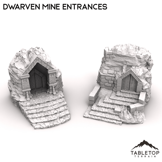 Tabletop Terrain Terrain Dwarven Mine Entrances