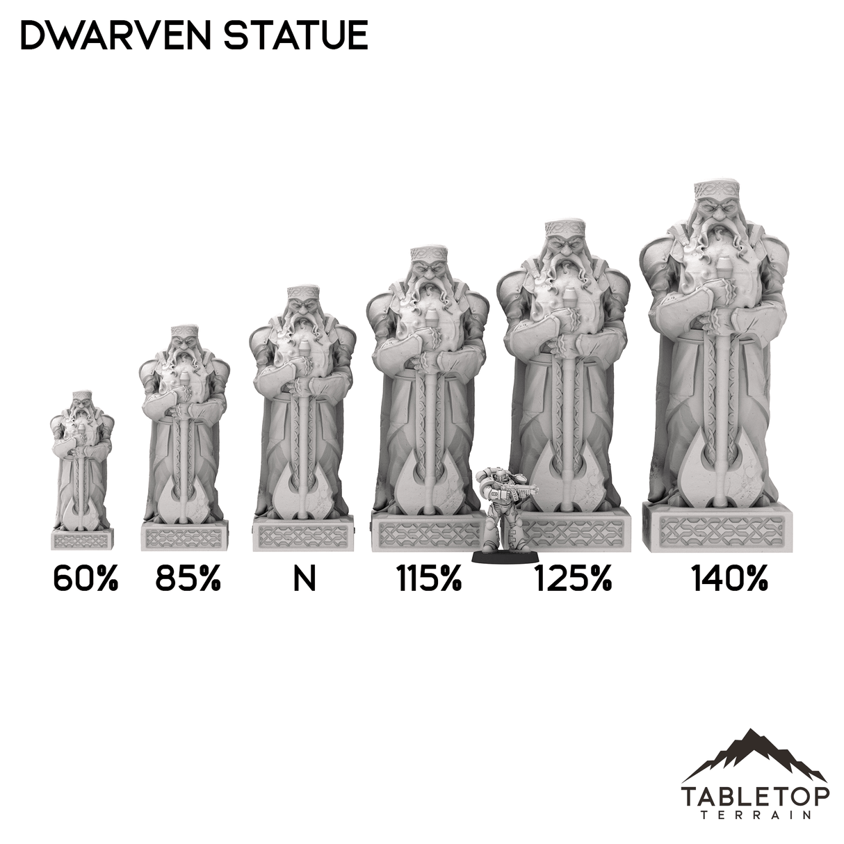 Tabletop Terrain Terrain Dwarven Statue