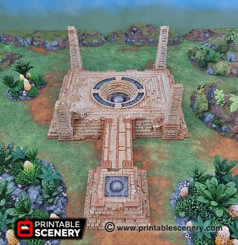 Tabletop Terrain Terrain Eden Central Ruins - Fantasy Terrain