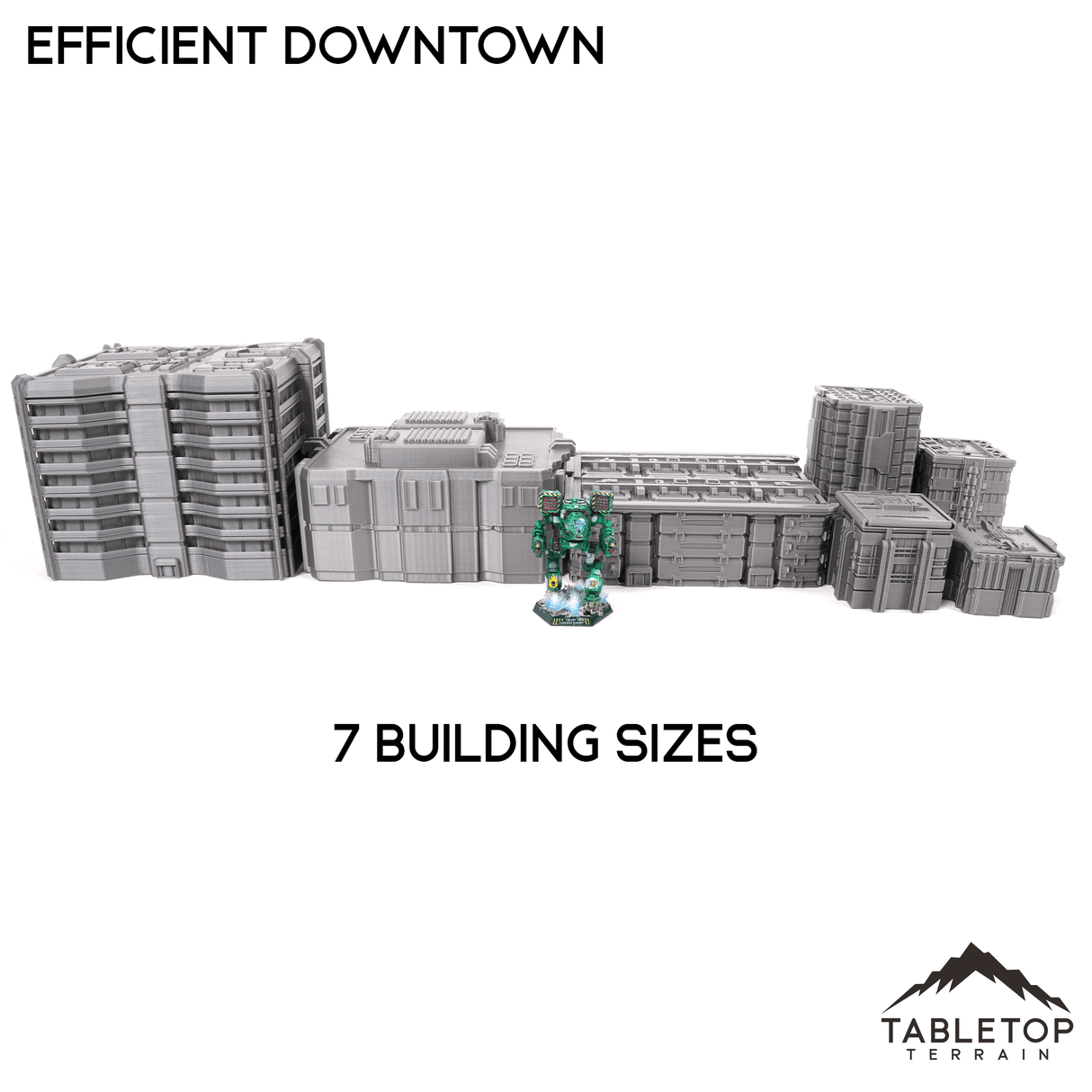 Tabletop Terrain Terrain Efficient Downtown - 6mm