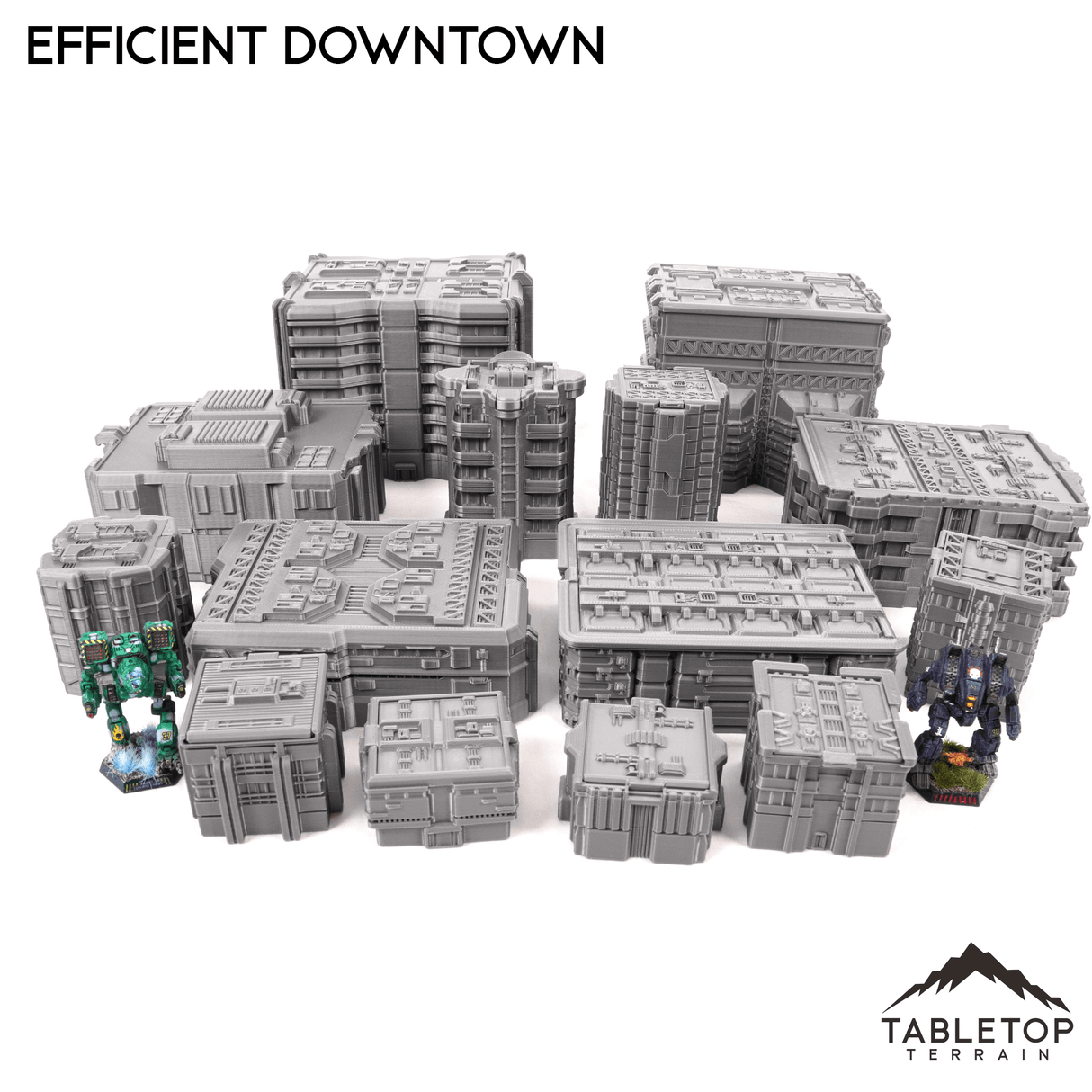 Tabletop Terrain Terrain Efficient Downtown - 6mm