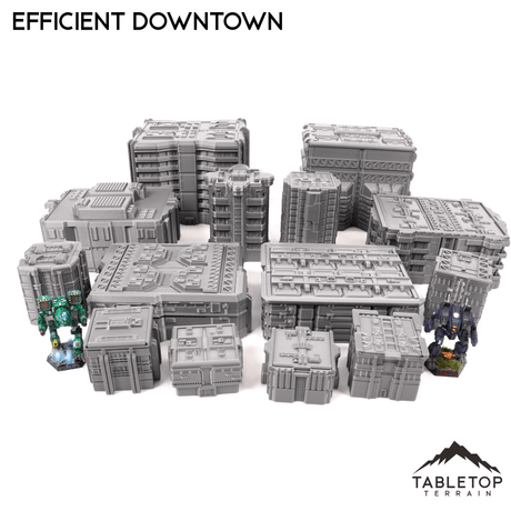 Tabletop Terrain Terrain Efficient Downtown - 6mm