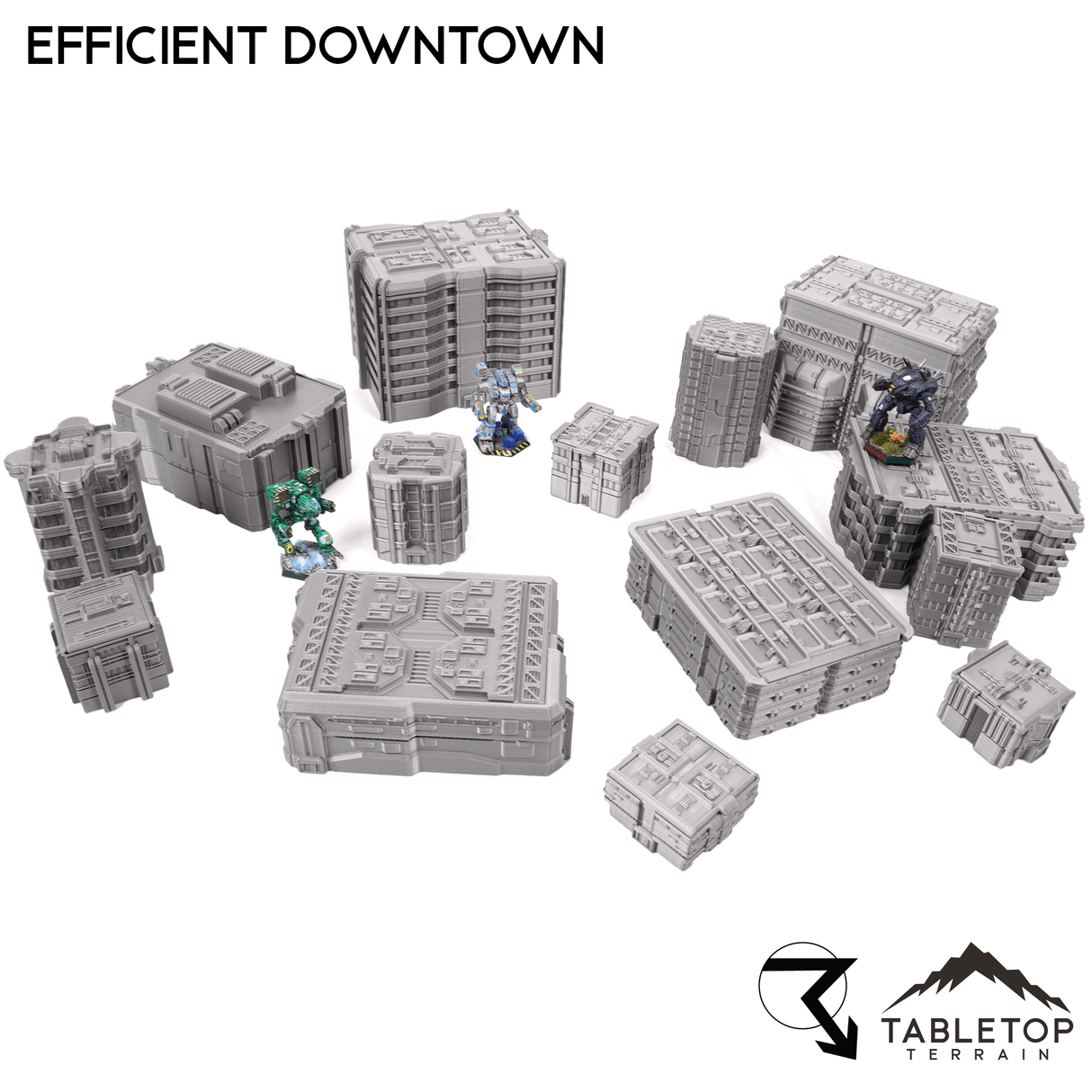 Tabletop Terrain Terrain Efficient Downtown - 6mm