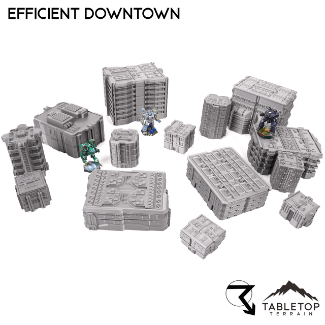 Tabletop Terrain Terrain Efficient Downtown - 6mm