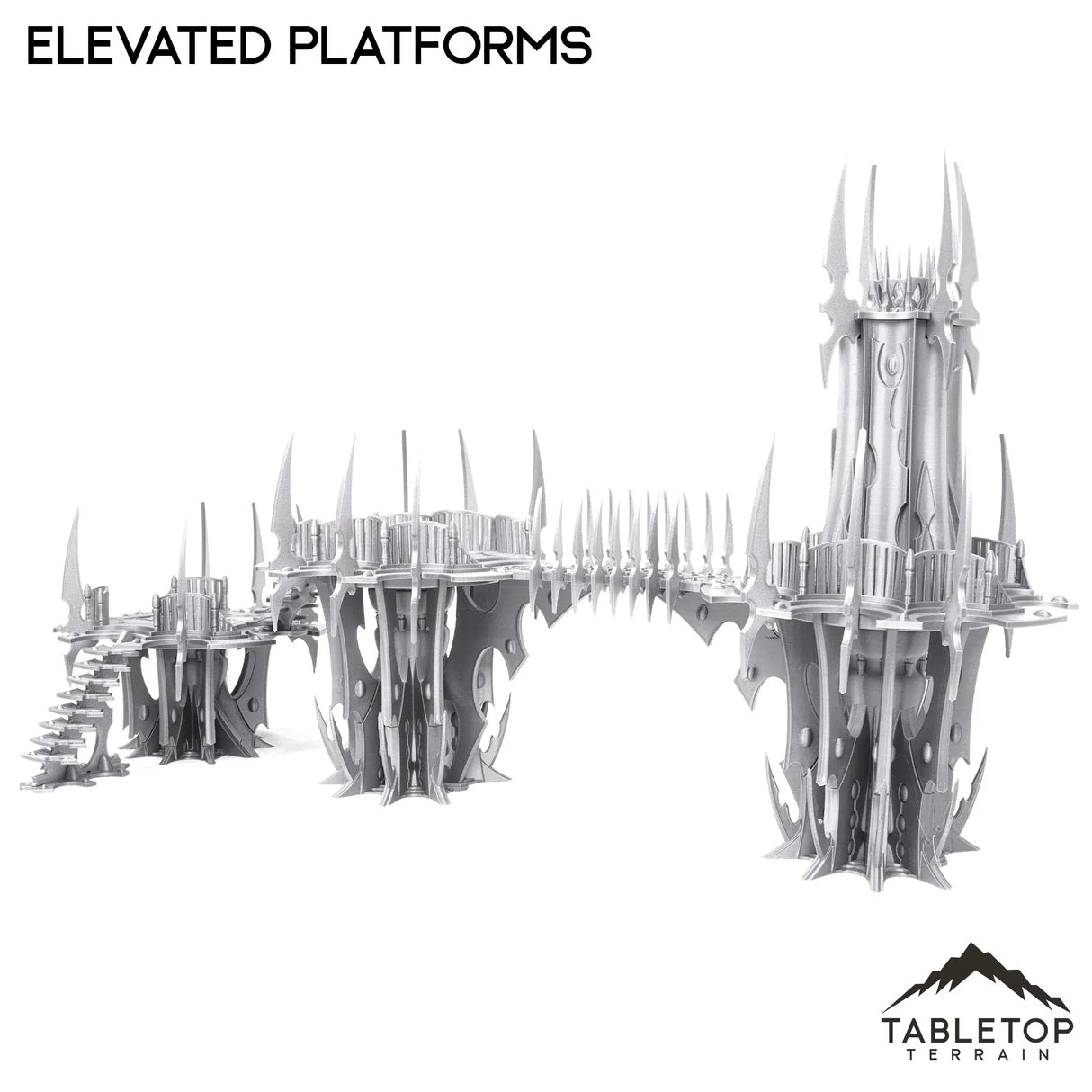 Tabletop Terrain Terrain Elevated Platforms - Arlengrad, Misty Star City