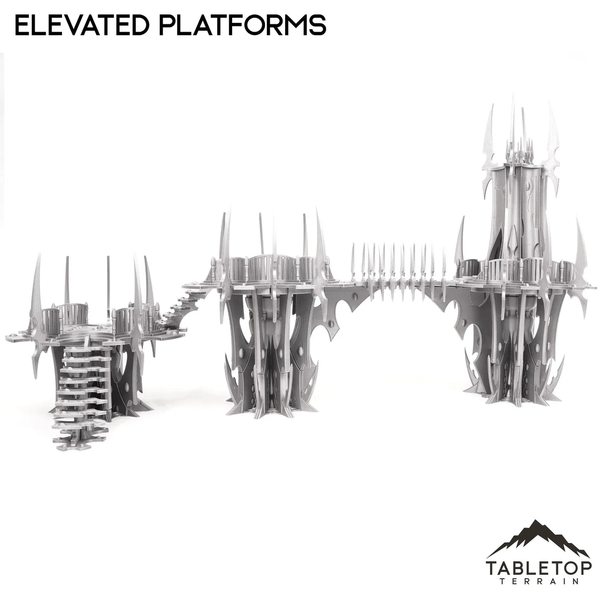 Tabletop Terrain Terrain Elevated Platforms - Arlengrad, Misty Star City