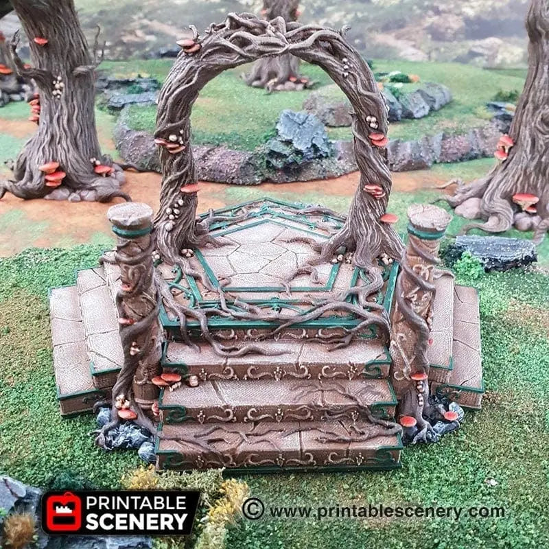Tabletop Terrain Terrain Elven Portal - Fantasy Terrain