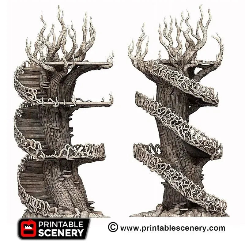 Tabletop Terrain Terrain Elven Tower - Elven Terrain