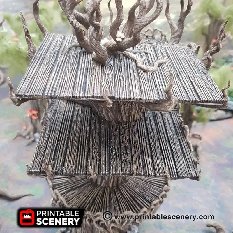 Tabletop Terrain Terrain Elven Tower - Elven Terrain