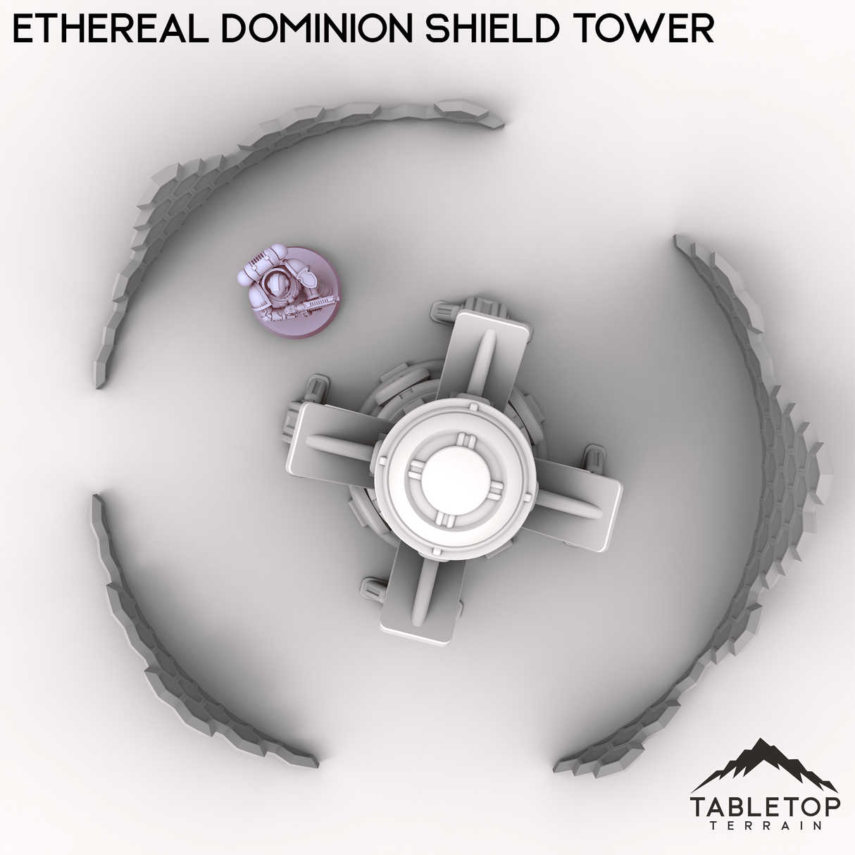 Tabletop Terrain Terrain Ethereal Dominion Shield Tower