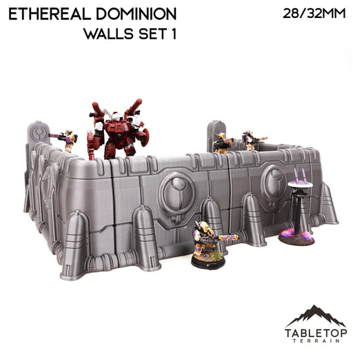 Tabletop Terrain Terrain 28/32mm / Set 1 Ethereal Dominion Walls