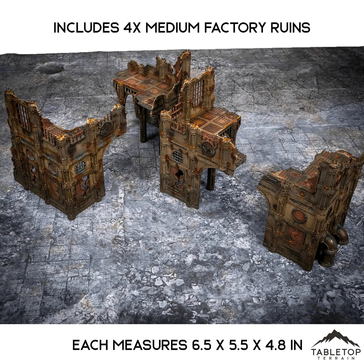 Tabletop Terrain Terrain Fabricator's Foundry - Chapter Approved/Pariah Nexus Compatible 10e Table Set