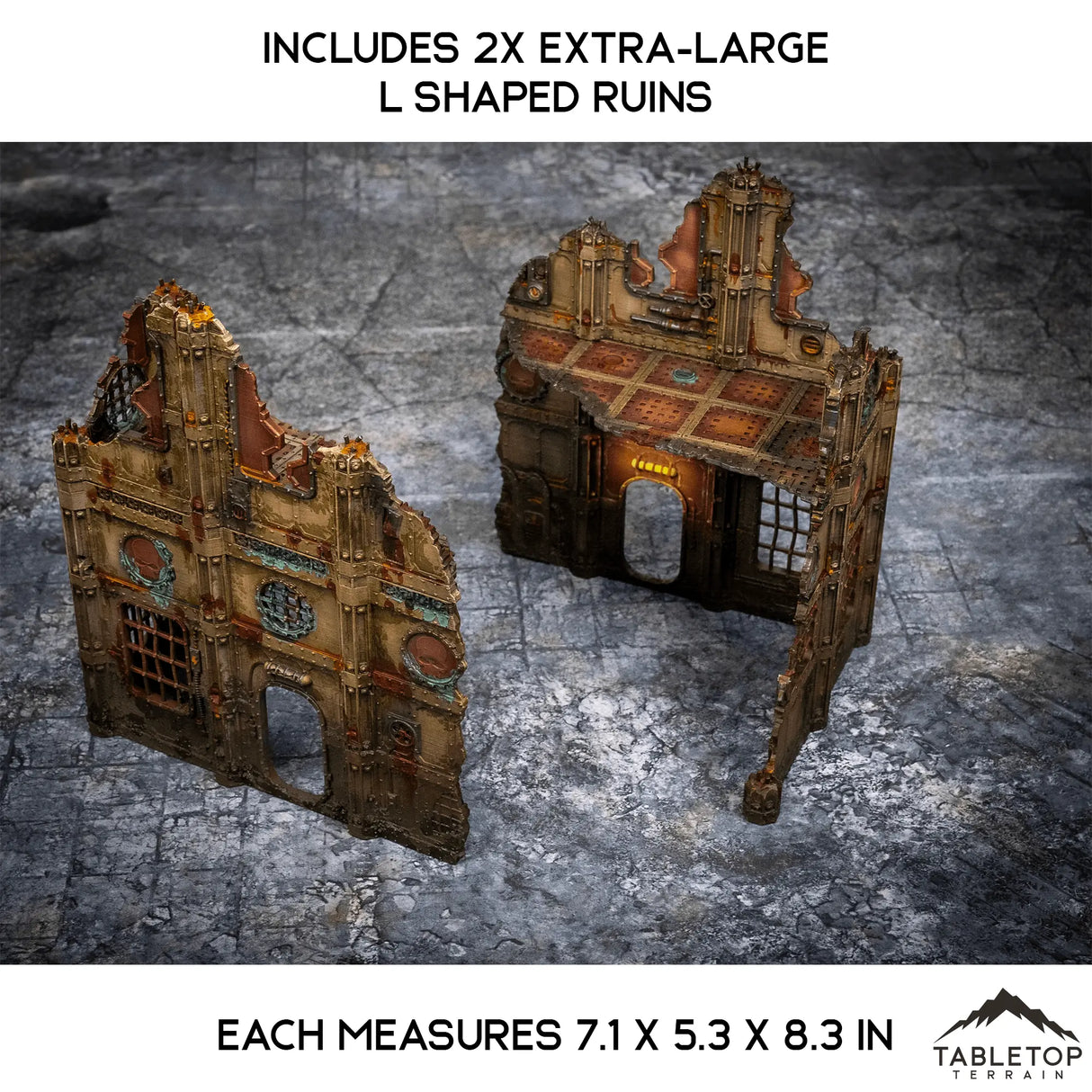 Tabletop Terrain Terrain Fabricator's Foundry - Chapter Approved/Pariah Nexus Compatible 10e Table Set