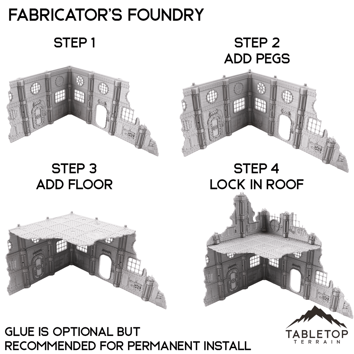 Tabletop Terrain Terrain Fabricator's Foundry - Pariah Nexus Compatible 10e Table Set