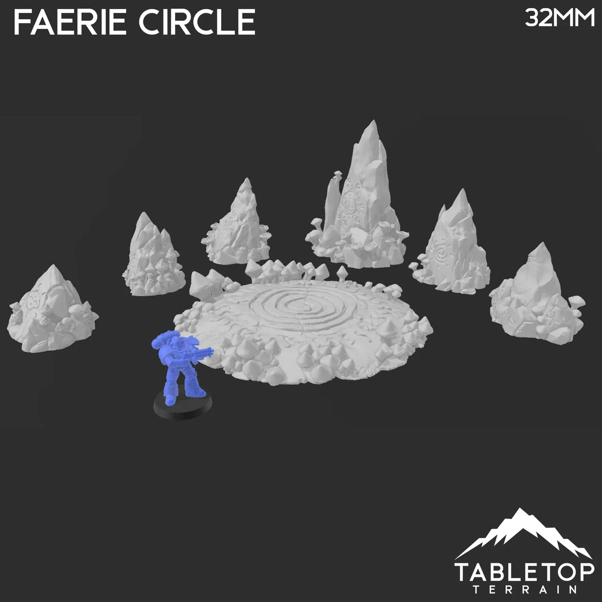 Tabletop Terrain Terrain Faerie Circle - Fantasy Terrain