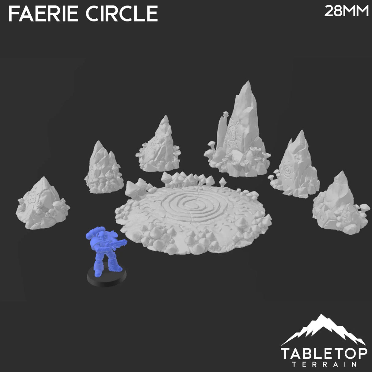 Tabletop Terrain Terrain Faerie Circle - Fantasy Terrain
