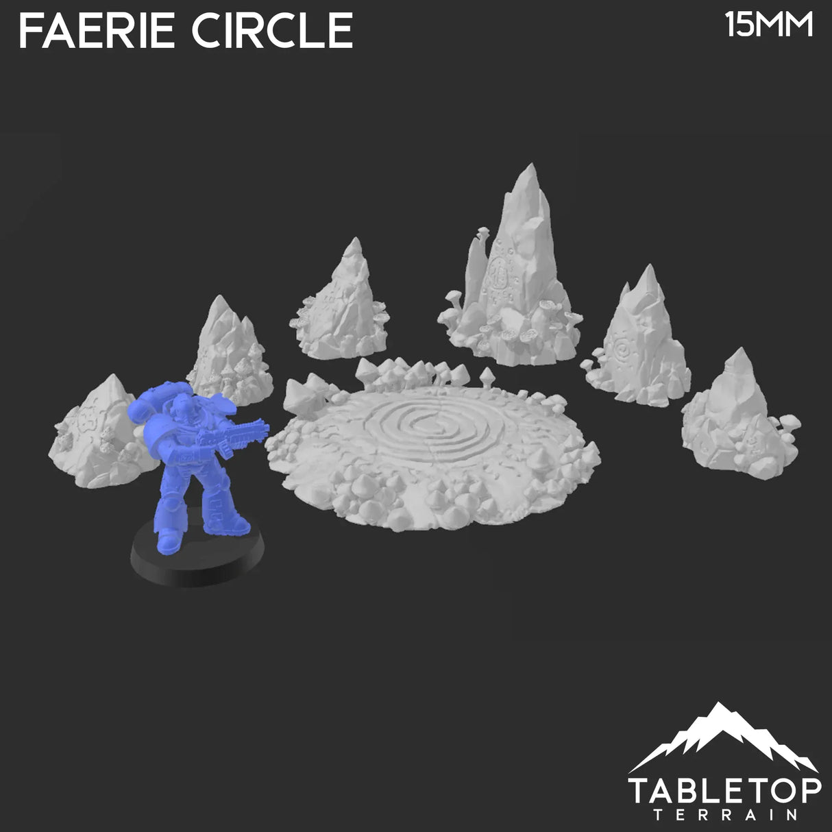 Tabletop Terrain Terrain Faerie Circle - Fantasy Terrain