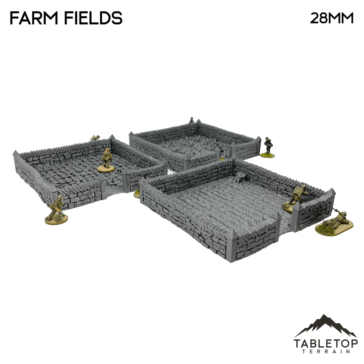 Tabletop Terrain Terrain Farm Fields - Country & King - Fantasy Historical Terrain
