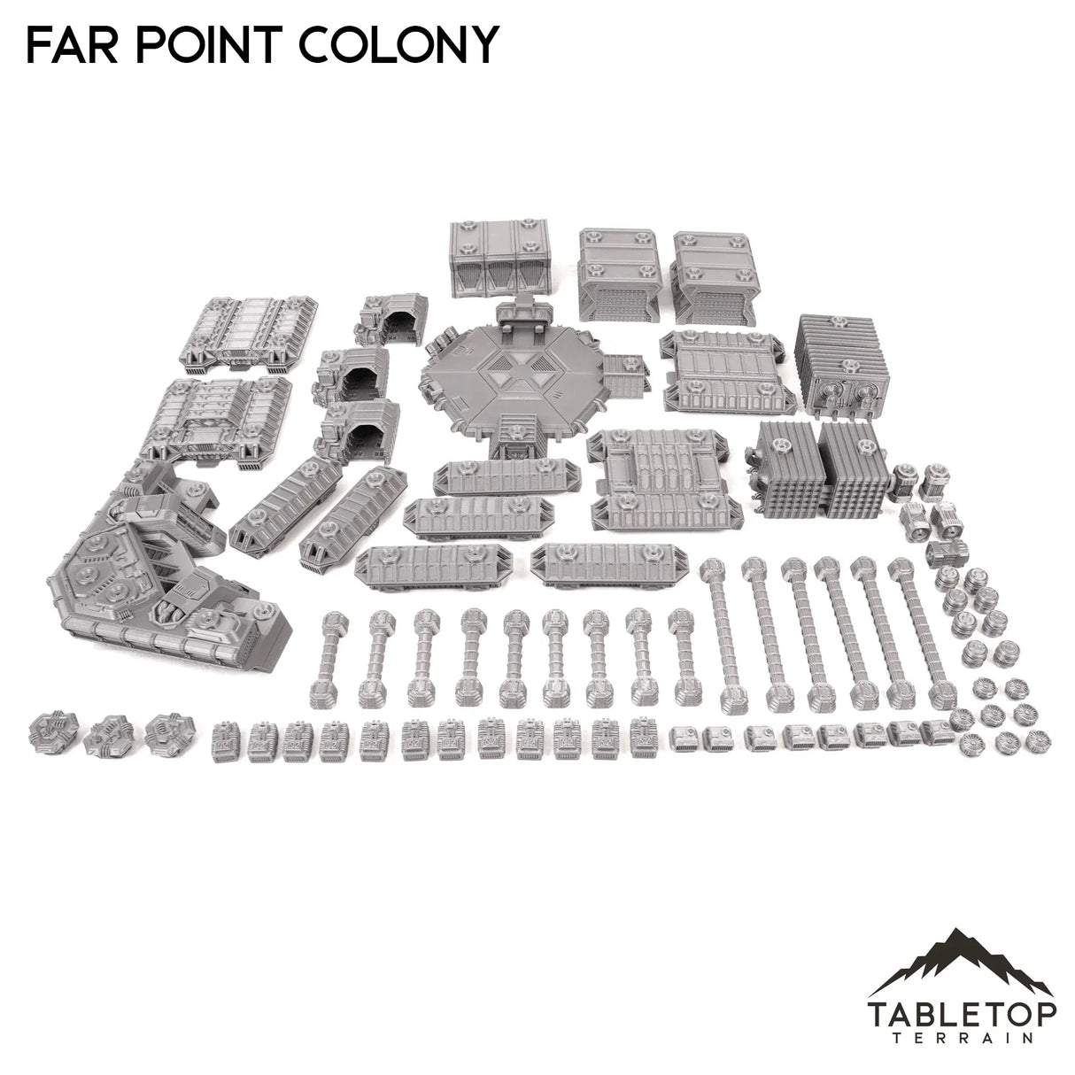 Tabletop Terrain Terrain Farpoint Colony TechScape - 6mm