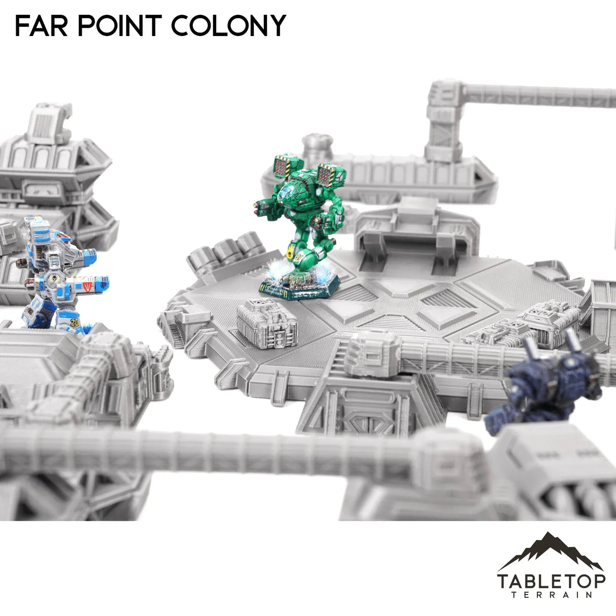 Tabletop Terrain Terrain Farpoint Colony TechScape - 6mm
