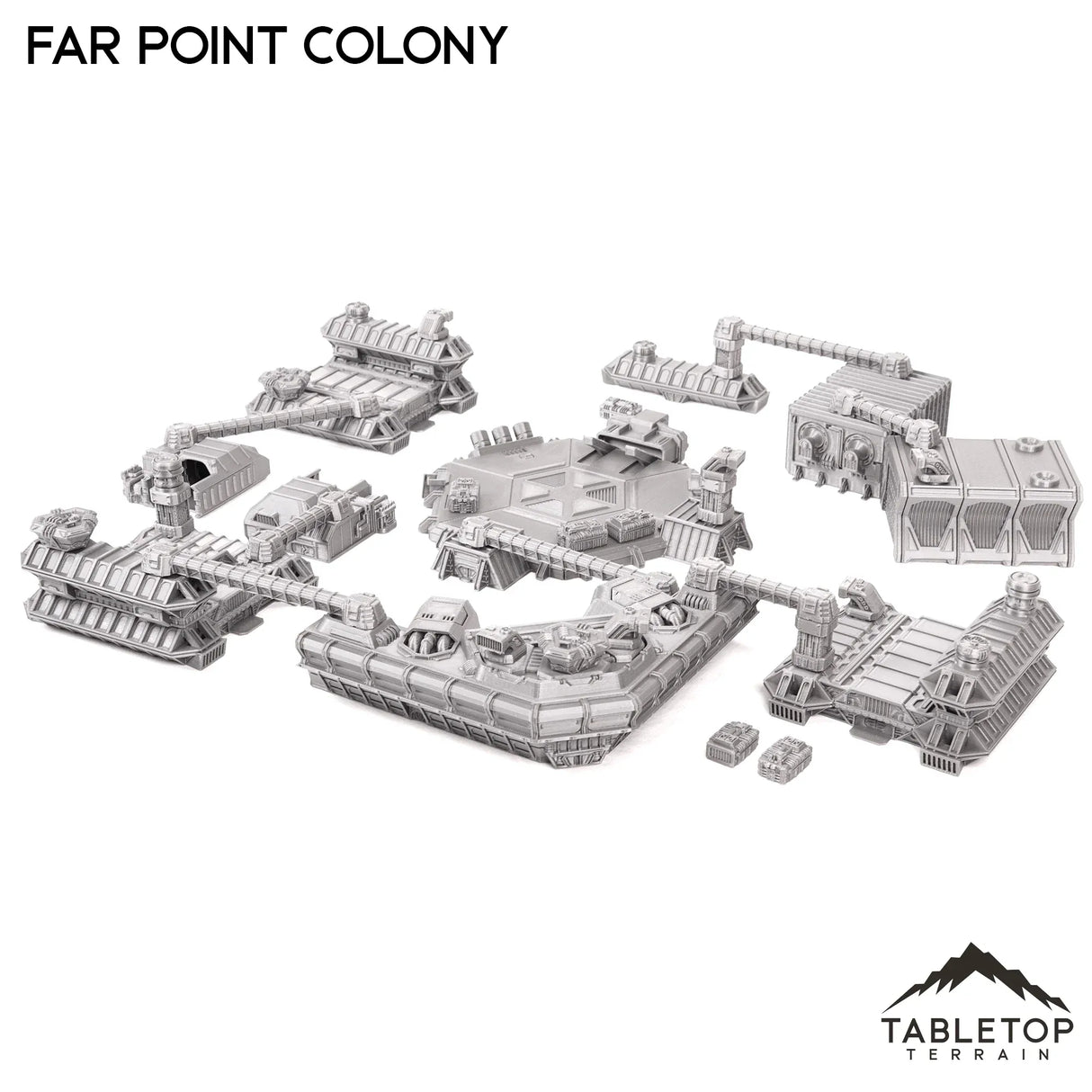 Tabletop Terrain Terrain Farpoint Colony TechScape - 6mm