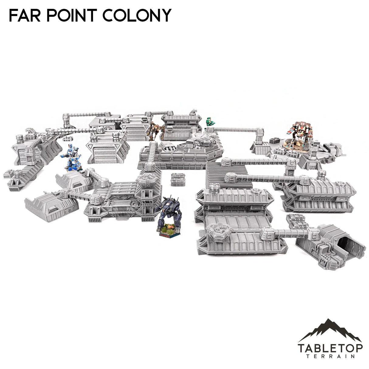 Tabletop Terrain Terrain Farpoint Colony TechScape - 6mm