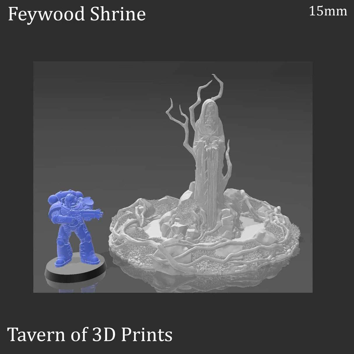 Tabletop Terrain Terrain Feywood Shrine - Fantasy Scatter Terrain
