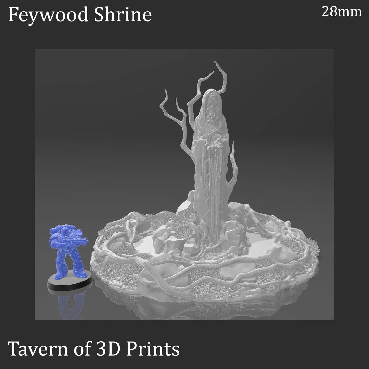 Tabletop Terrain Terrain Feywood Shrine - Fantasy Scatter Terrain