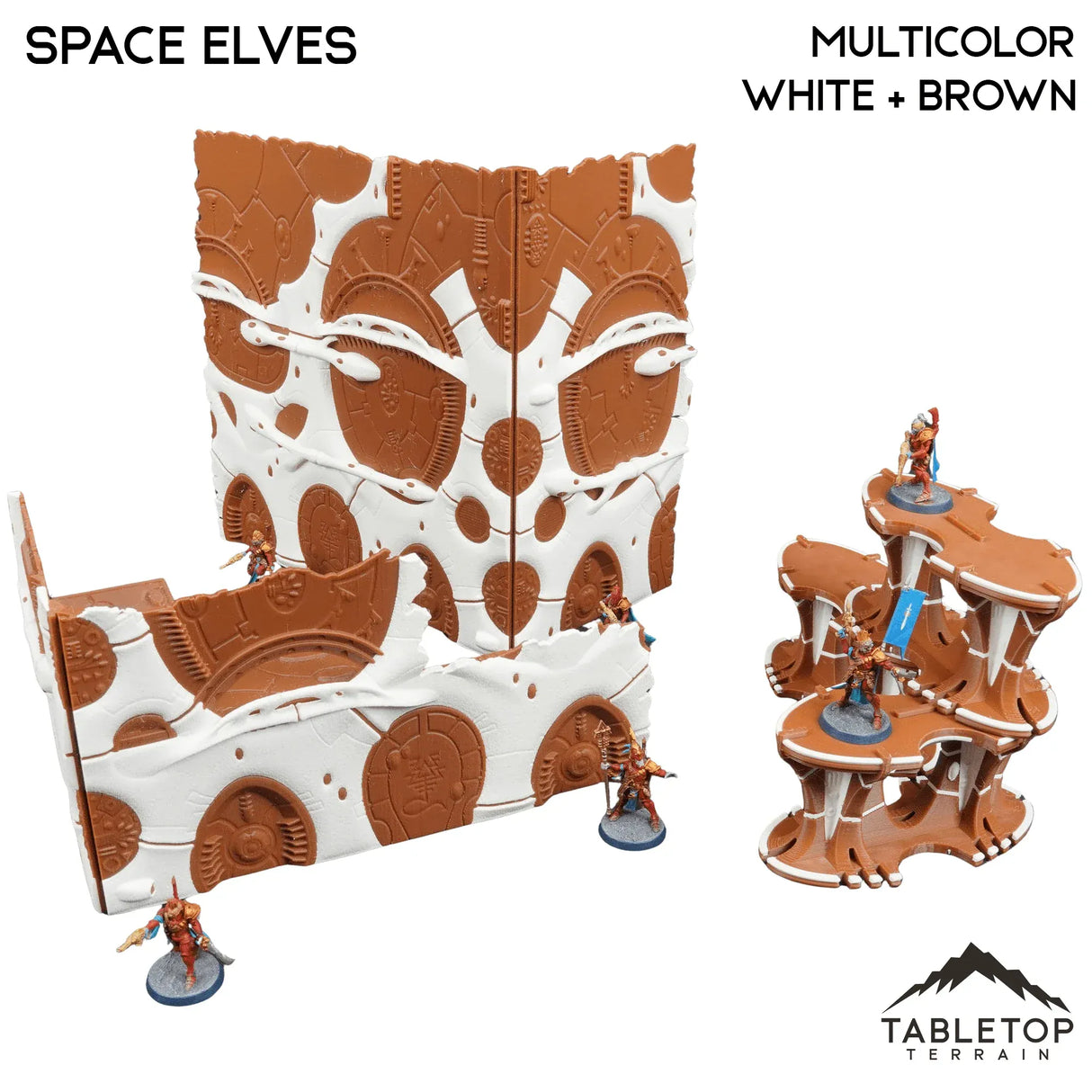 Tabletop Terrain Terrain Foldable Multicolor WTC Compatible Terrain
