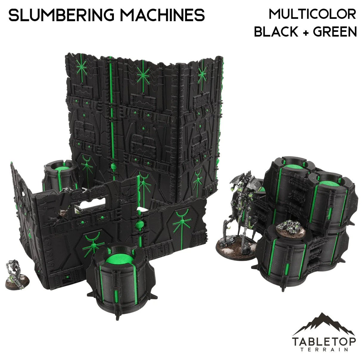 Tabletop Terrain Terrain Foldable Multicolor WTC Compatible Terrain