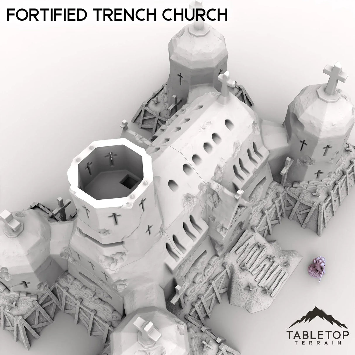 Tabletop Terrain Terrain Fortified Trench Church