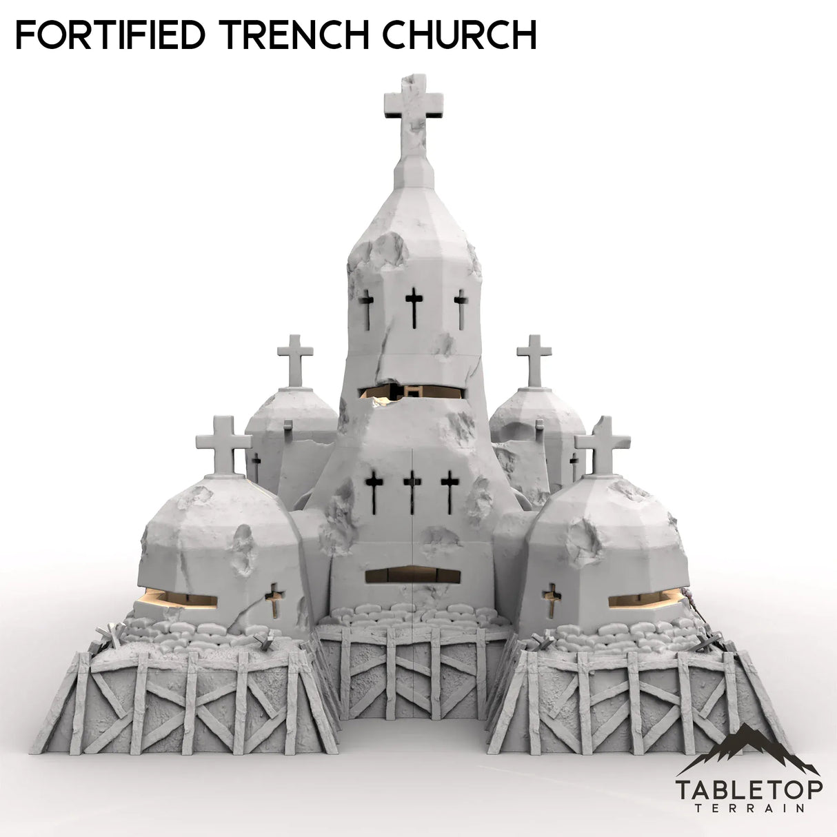 Tabletop Terrain Terrain Fortified Trench Church
