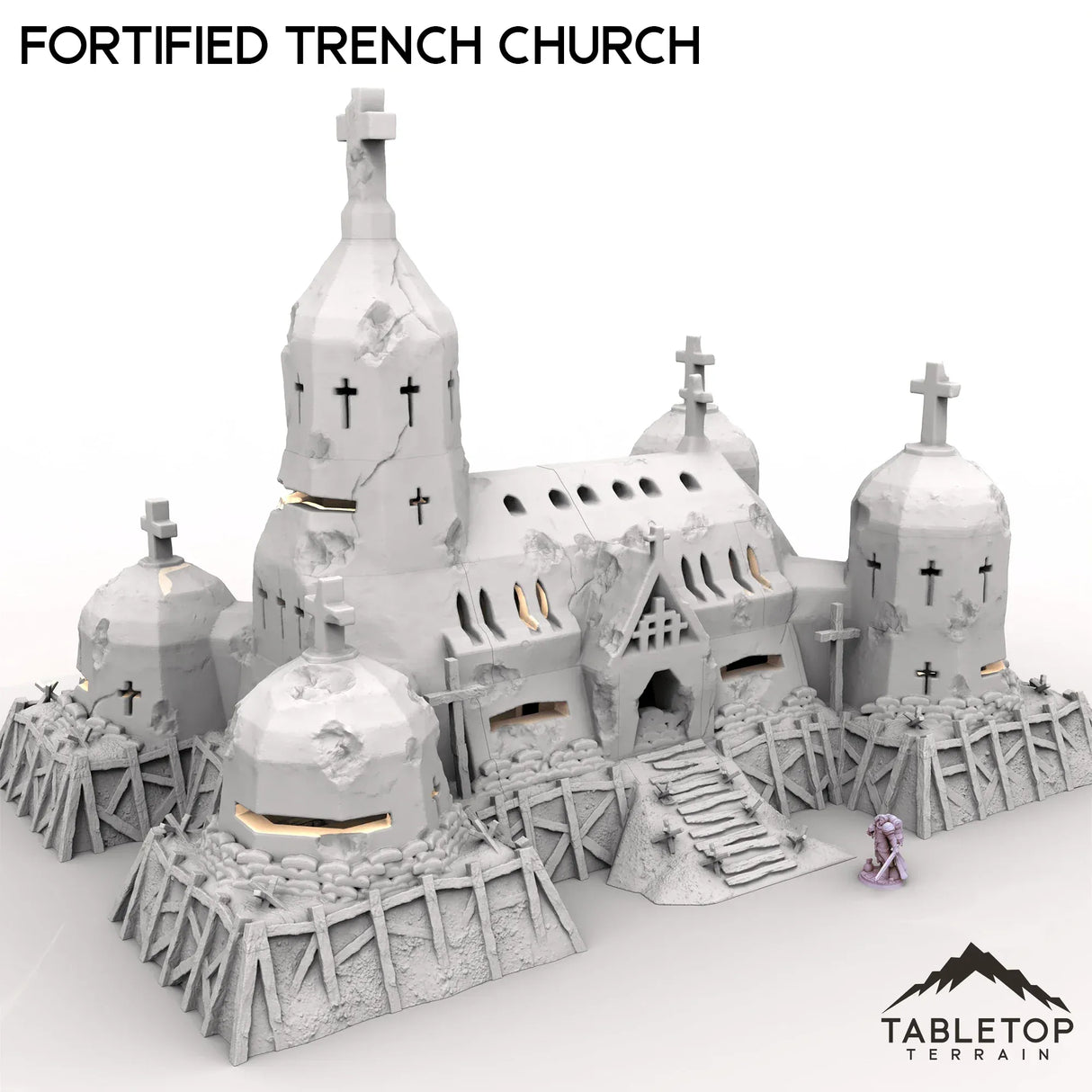 Tabletop Terrain Terrain Fortified Trench Church