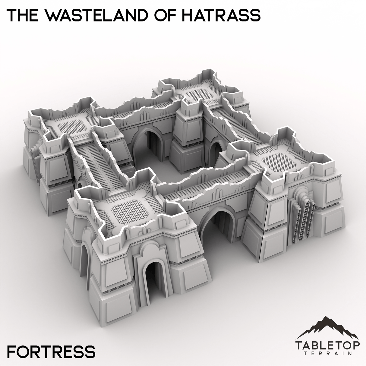 Tabletop Terrain Terrain Fortress / 28/32mm The Wasteland of Hatrass