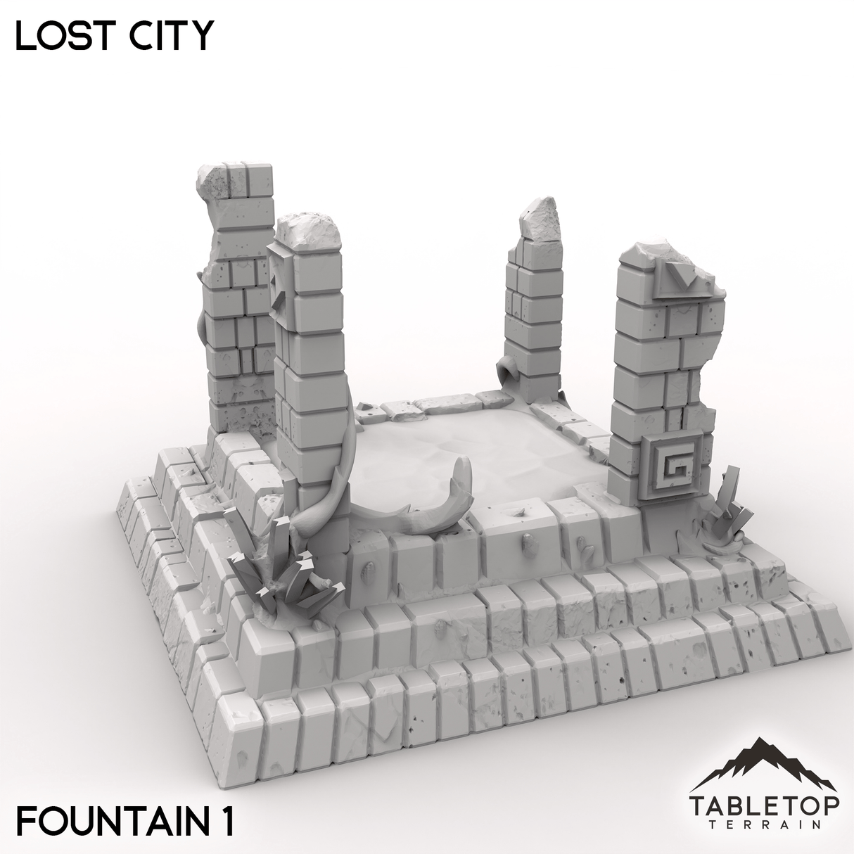 Tabletop Terrain Terrain Fountain 1 / 32mm Lost City