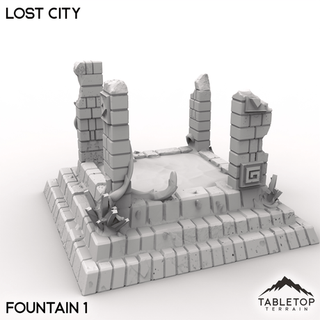 Tabletop Terrain Terrain Fountain 1 / 32mm Lost City