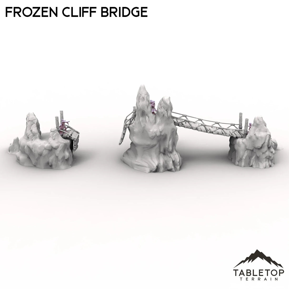 Tabletop Terrain Terrain Frozen Cliff Bridge