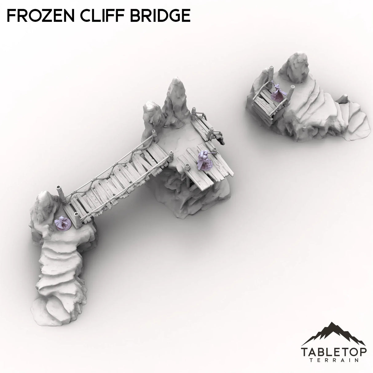 Tabletop Terrain Terrain Frozen Cliff Bridge