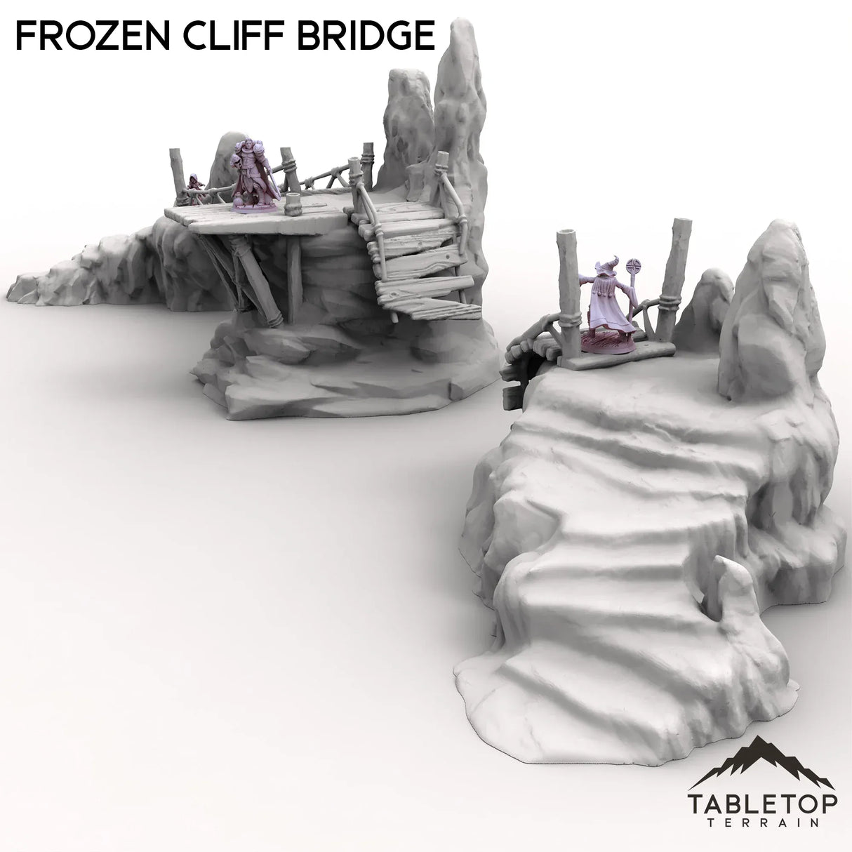 Tabletop Terrain Terrain Frozen Cliff Bridge