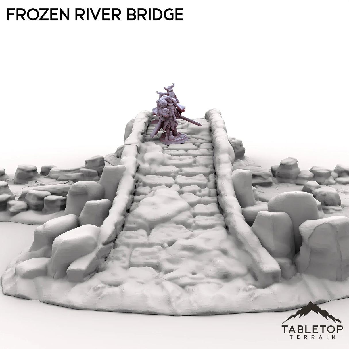 Tabletop Terrain Terrain Frozen River Bridge