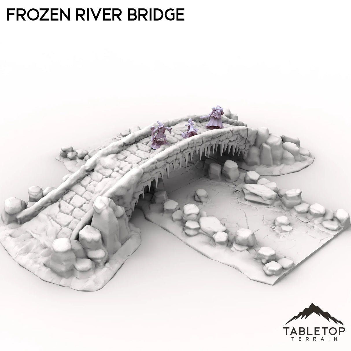 Tabletop Terrain Terrain Frozen River Bridge